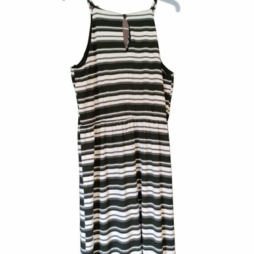 Women's BCX long black and white Dress size large